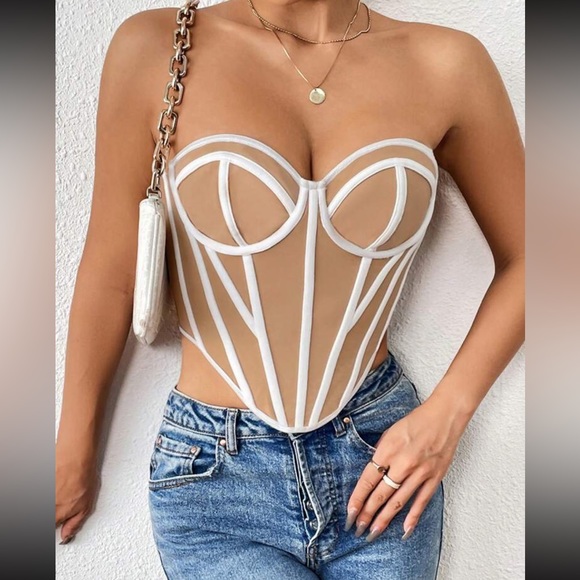 Luxe sexy bustier bralette crop top - Picture 5 of 6